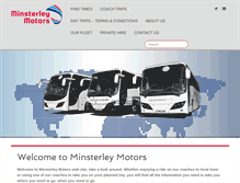 Tablet Screenshot of minsterleymotors.co.uk